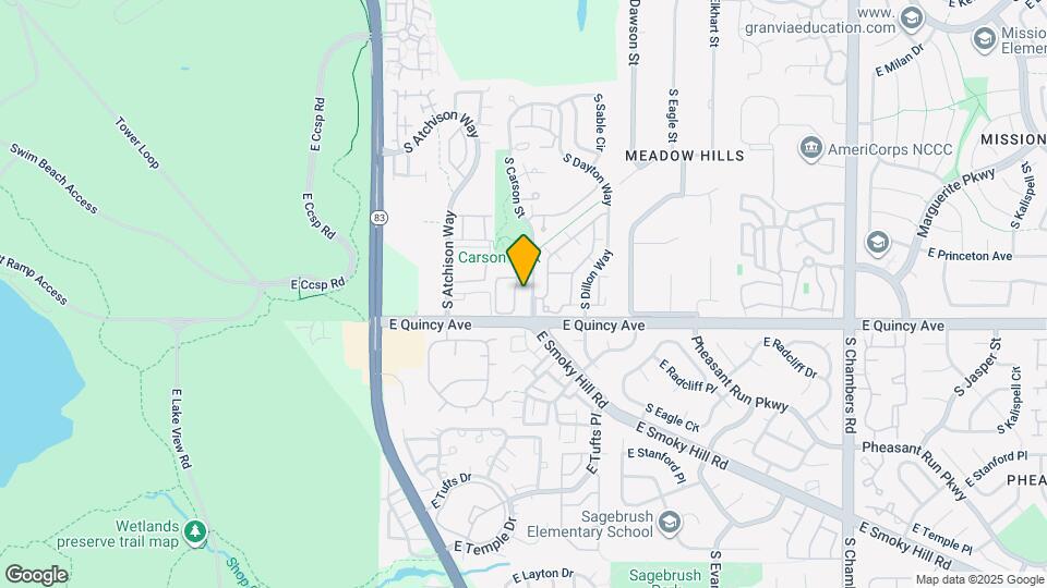 4271 S Blackhawk Cir Map and Location Details