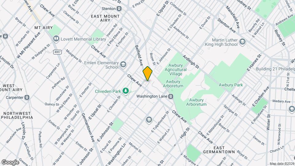 617 Brinton St Map and Location Details