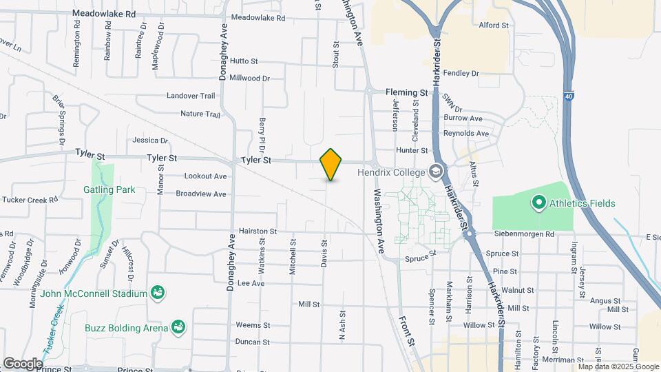 1626 Davis St Map and Location Details