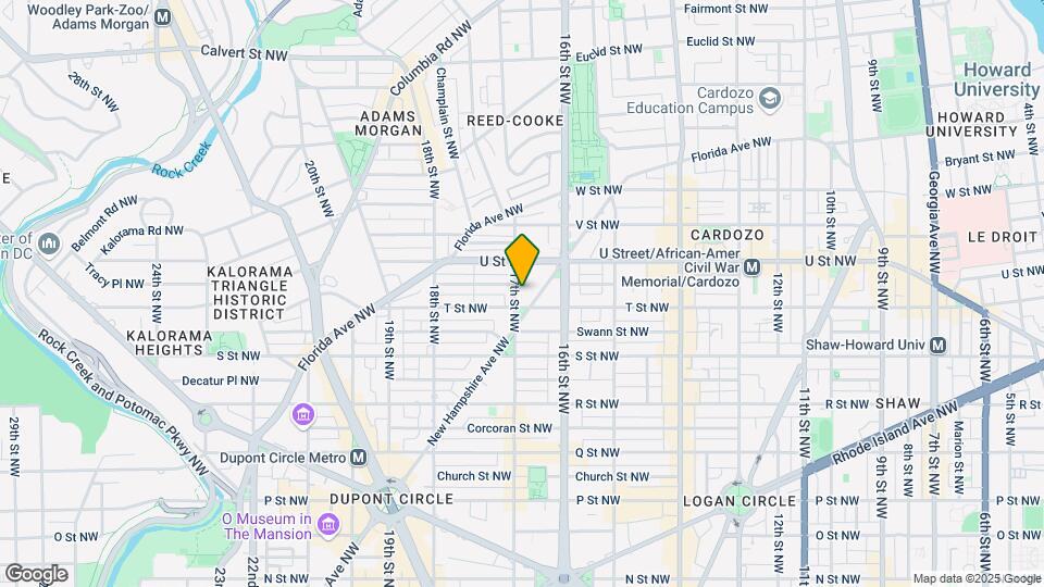 1909 17th St NW Map and Location Details