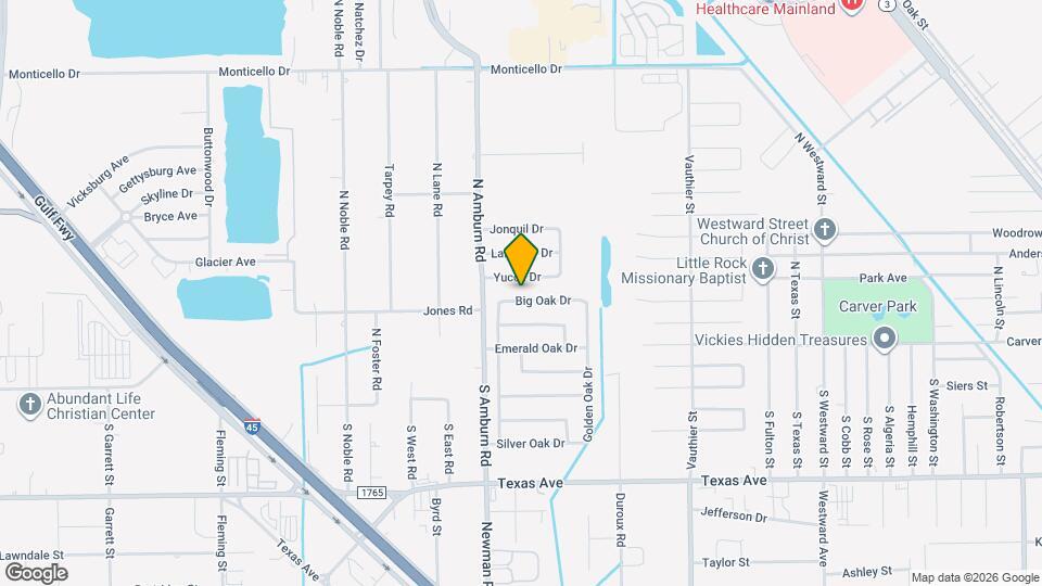 8002 Big Oak Dr Map and Location Details