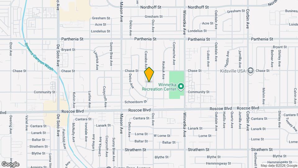 8420 Casaba Ave Map and Location Details