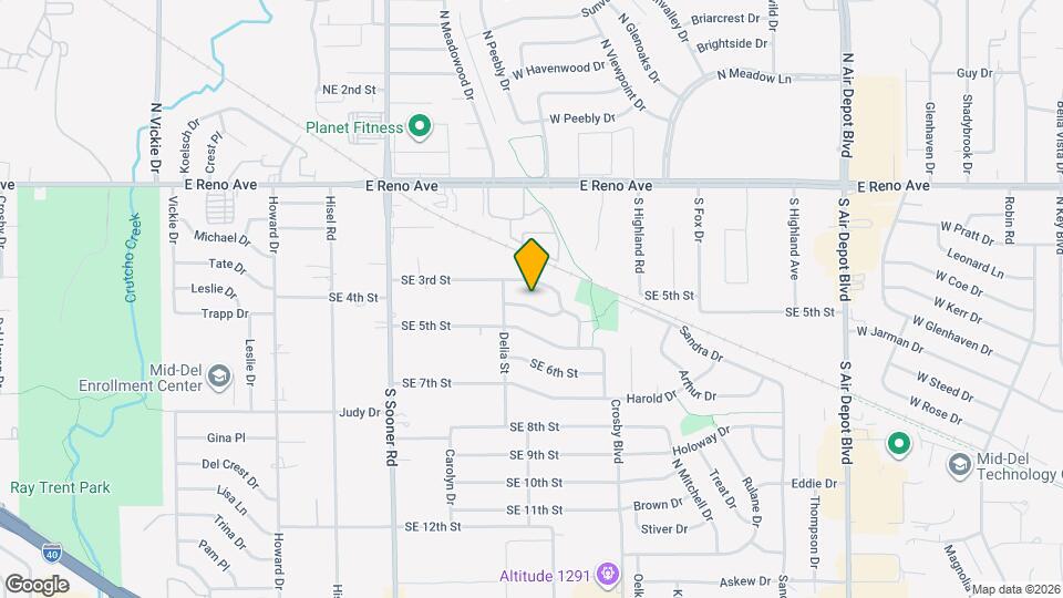 6017 SE 4th St Map and Location Details