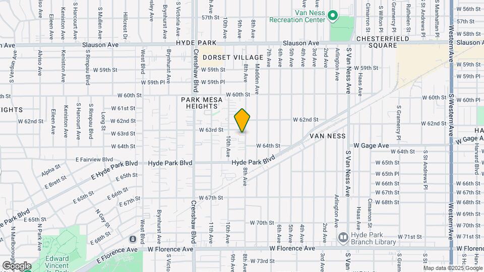 6309 8th Ave Map and Location Details