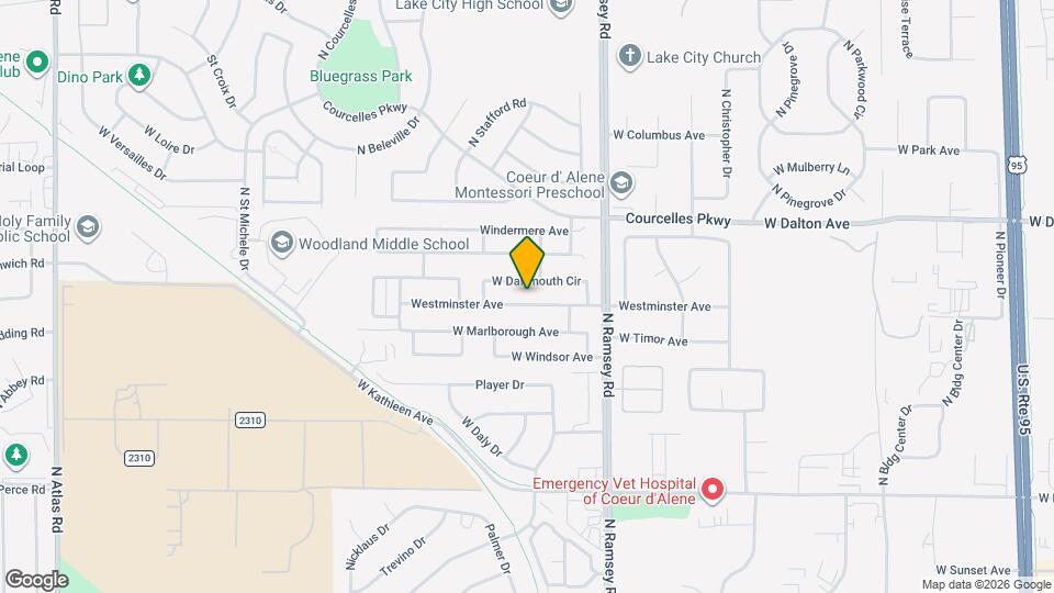 1827 Westminster Ave, Unit 6 Map and Location Details