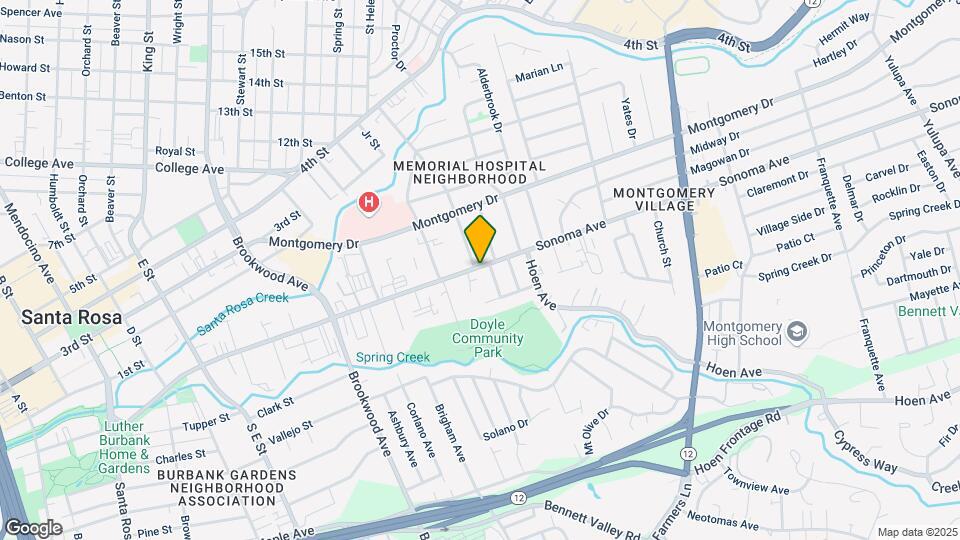 1430 Sonoma Ave Map and Location Details