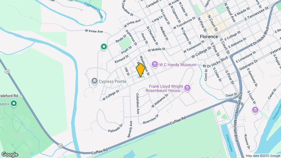 914 W College St Map and Location Details