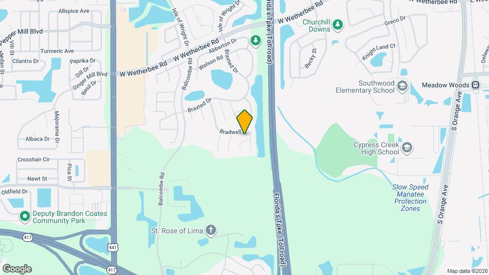 1207 Upstreet Ct Map and Location Details