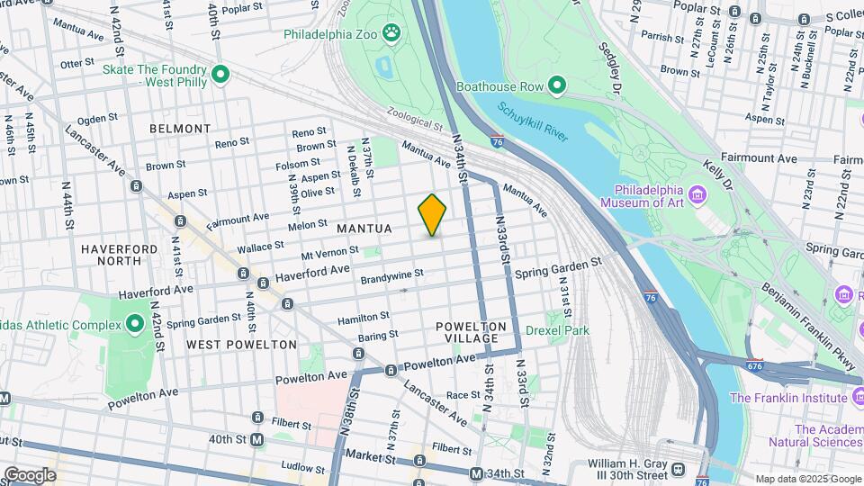 3504 Mt Vernon St Map and Location Details