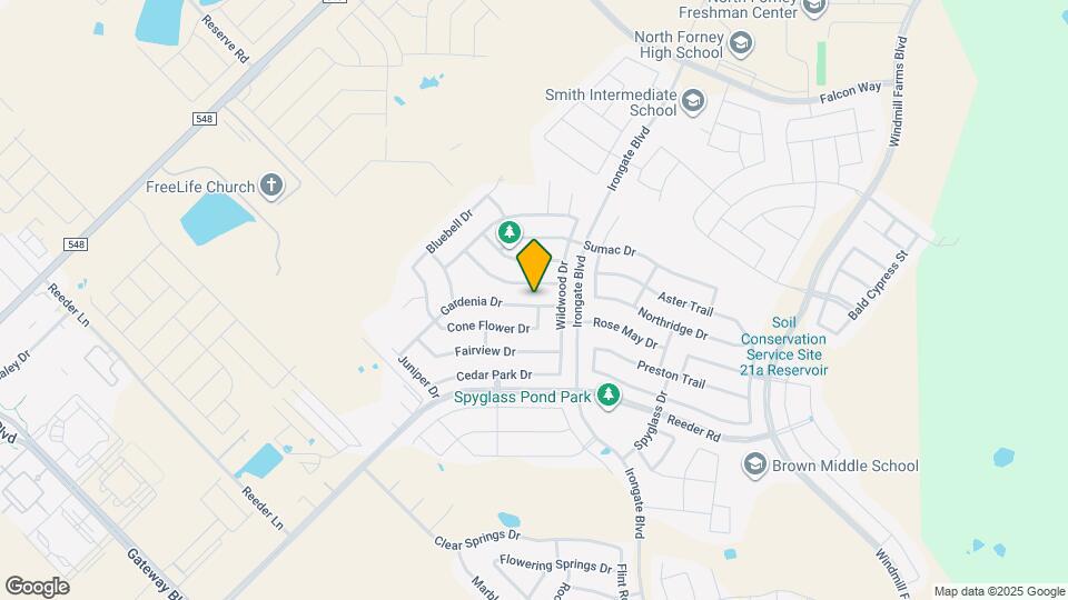 2011 Gardenia Dr Map and Location Details