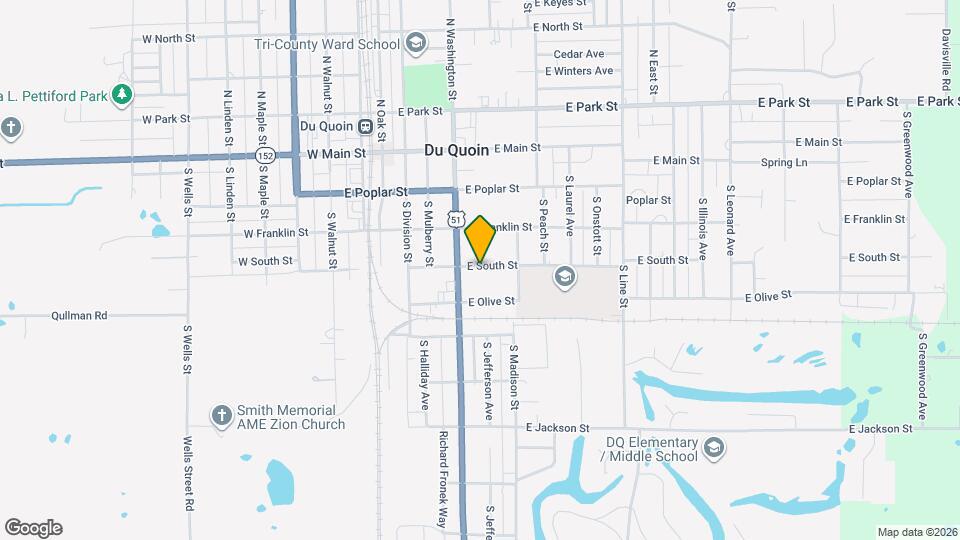 317 E South St Mapa y Detalles de la Ubicación