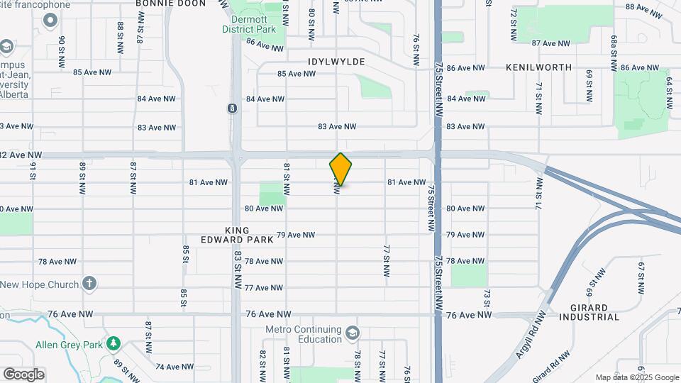 7755-7781 81 Ave NW Map and Location Details