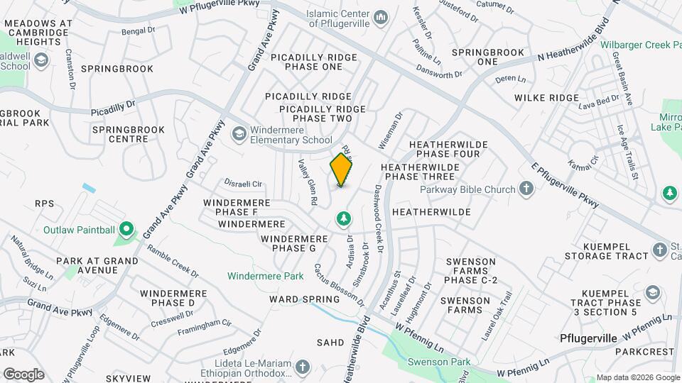 17213 Bushmills Rd Mapa y Detalles de la Ubicación