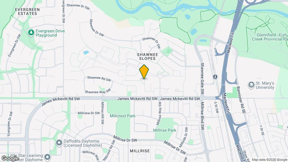 660 Shawnee Sq SW Map and Location Details