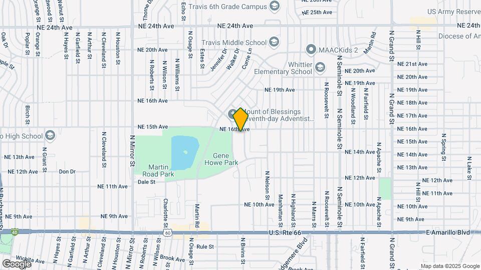 1423 N Arapahoe St Map and Location Details