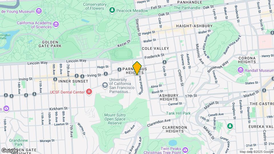 267-269 Parnassus Ave Map and Location Details