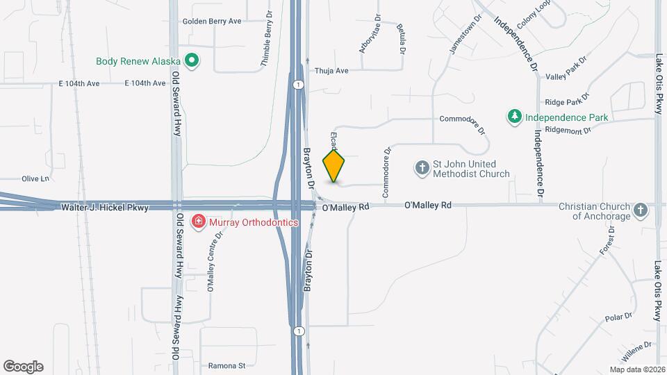 1571 Elcadore Dr Map and Location Details