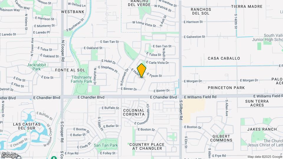 2701 E Hulet Dr Map and Location Details