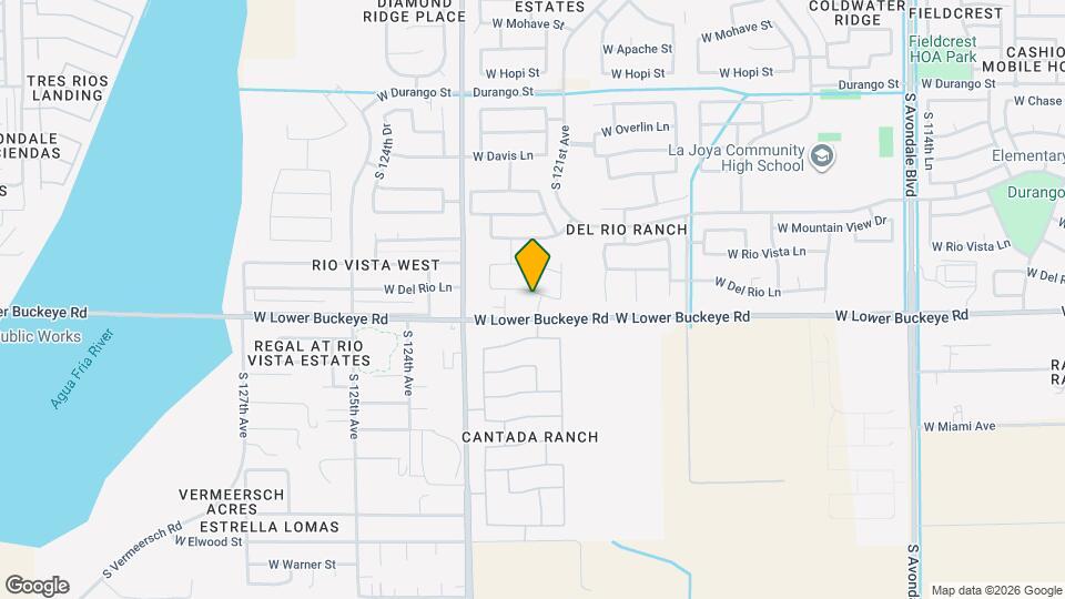 12169 W Del Rio Ln Map and Location Details