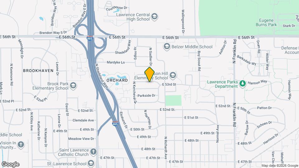 7361 Westchester Dr Map and Location Details