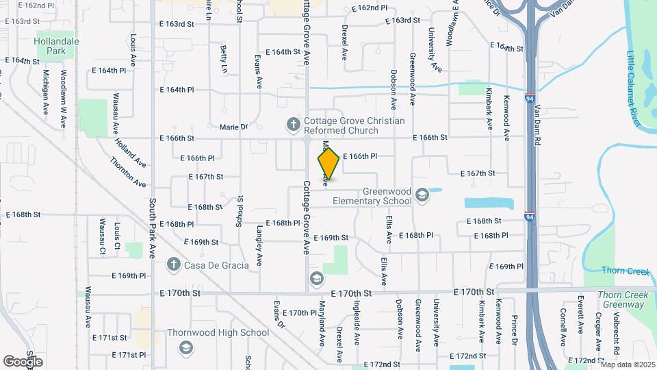 16715 Maryland Ave Mapa y Detalles de la Ubicación
