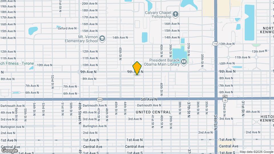 4249 8th Ave N Map and Location Details