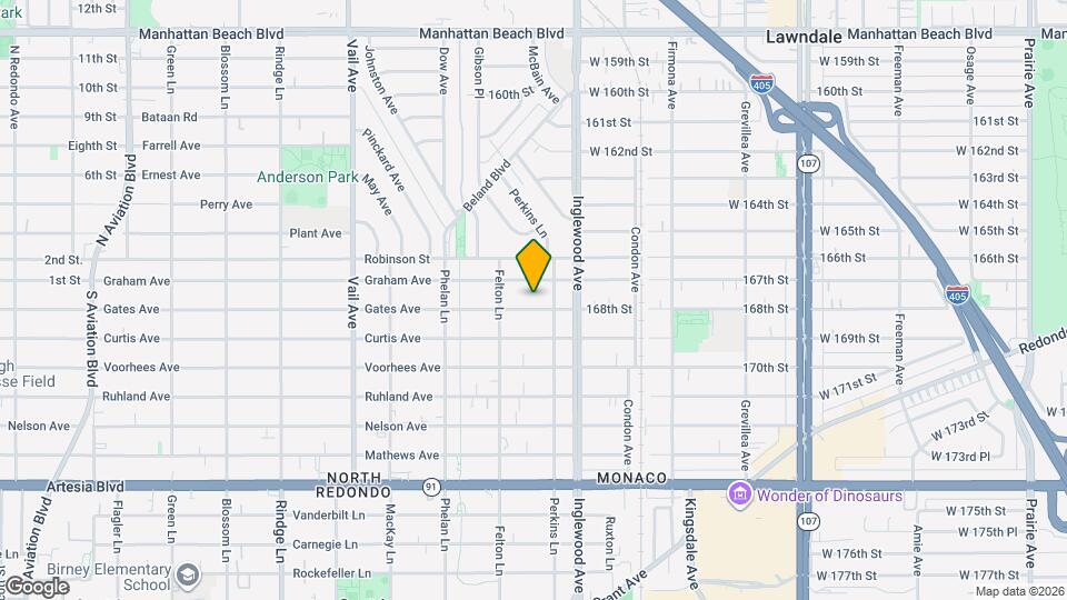 2615 Gates Ave Map and Location Details