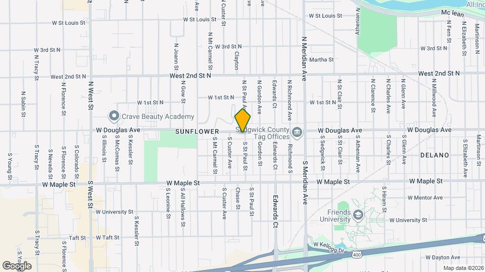 2903 W Douglas Ave Map and Location Details