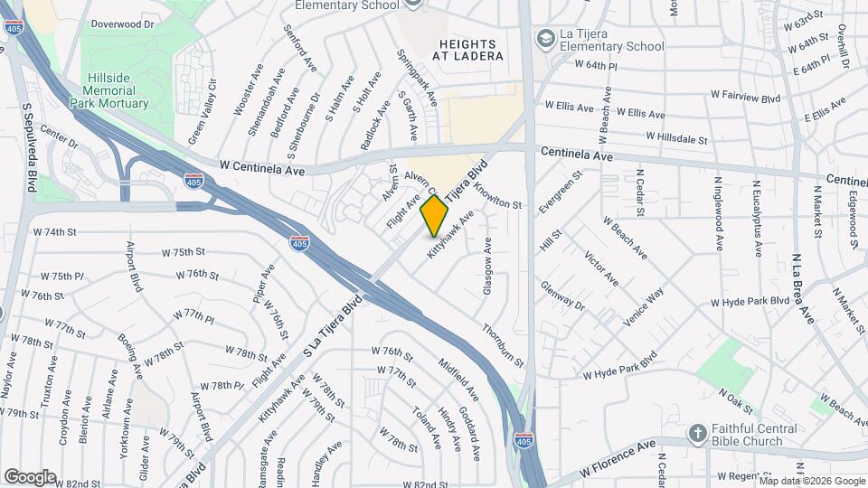 7045 Kittyhawk Ave Map and Location Details