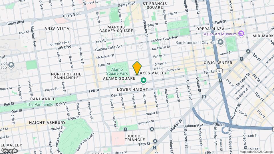 946 Hayes St Map and Location Details