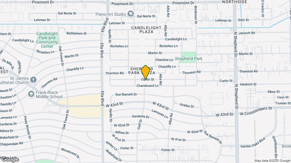 1075 Curtin St Map and Location Details