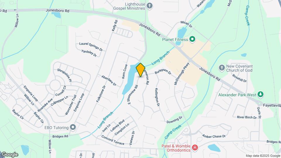 1107 E Shoreview Rd Mapa y Detalles de la Ubicación