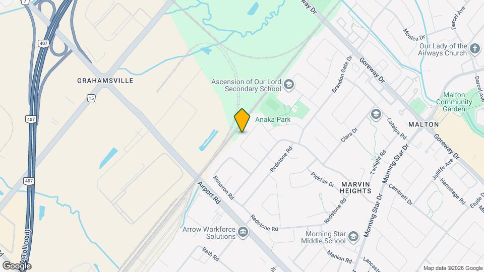 7739 Priory Crescent Map and Location Details