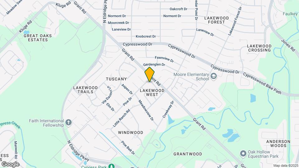11933 Lakewood W Dr Map and Location Details