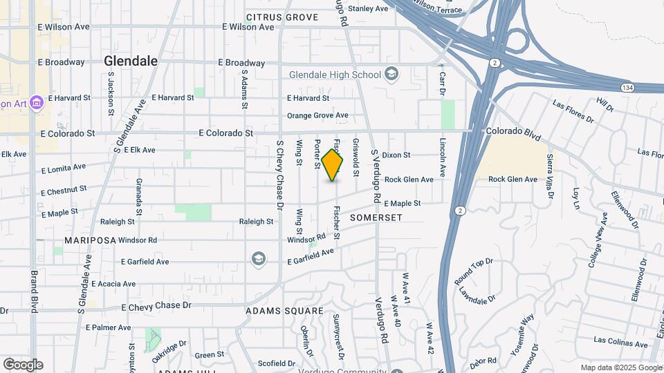 521 Fischer St, Unit 2nd floor guesthouse Map and Location Details