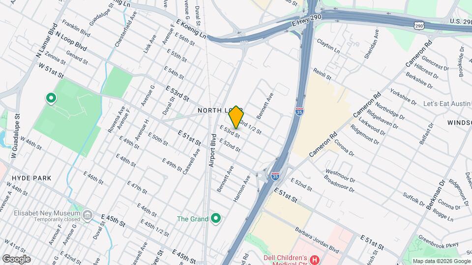 906 E 53rd St Map and Location Details