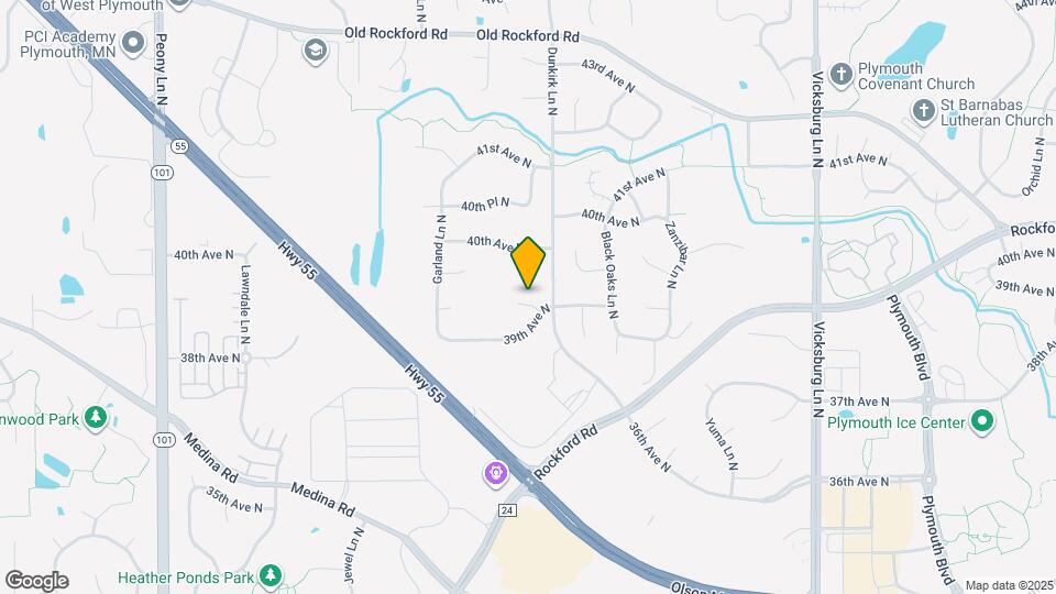 3904 Everest Ln N, Unit Basement Suite 1br Mapa y Detalles de la Ubicación