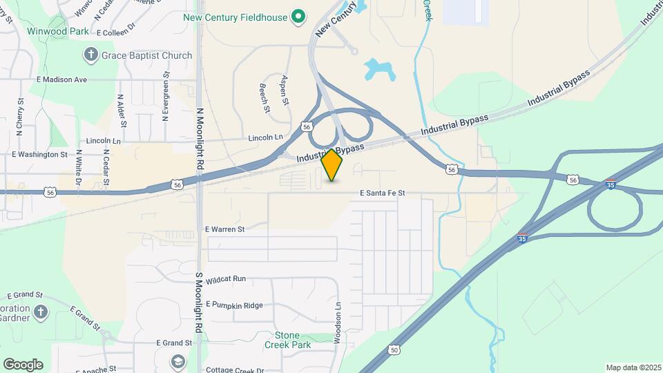 1084 E Santa Fe St, Unit 1084 Map and Location Details