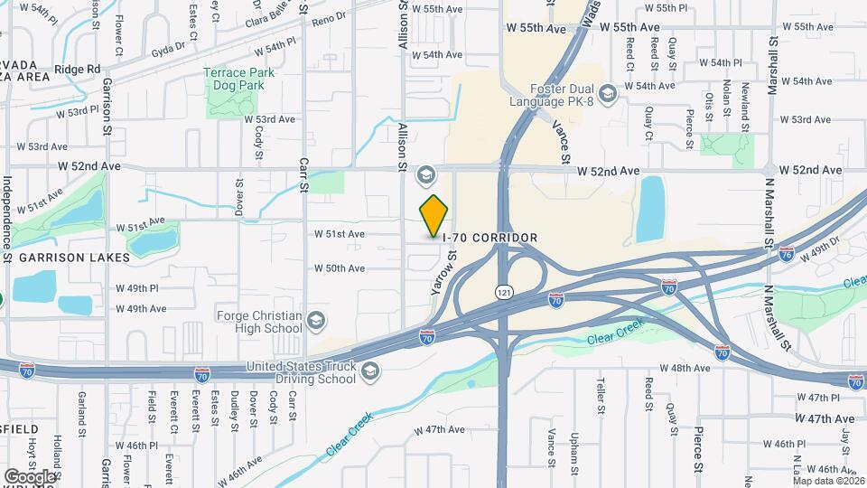 7871 W 51st Ave Map and Location Details