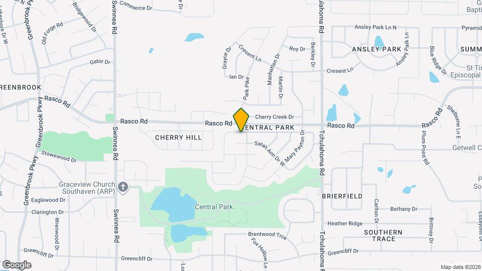 1607 Central Trails Dr Map and Location Details