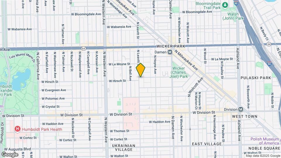 2153 W Schiller St Map and Location Details