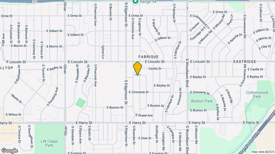 961 Pineridge St Map and Location Details