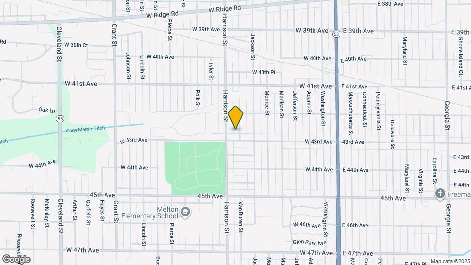 4268 Van Buren St Map and Location Details
