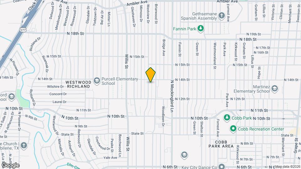 1351 Westview Dr Map and Location Details