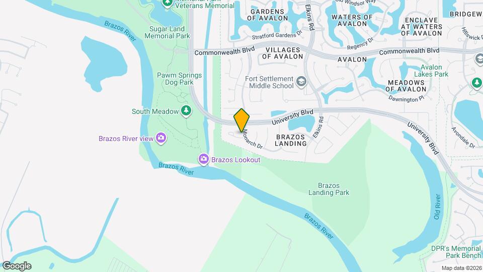 4303 Monarch Dr Map and Location Details