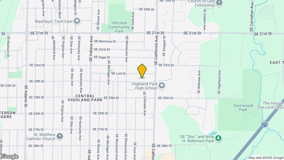 1808 SE 24th St Map and Location Details