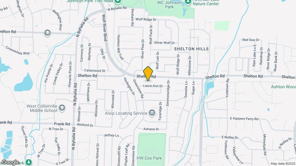 410 Laura Ann Dr Mapa y Detalles de la Ubicación