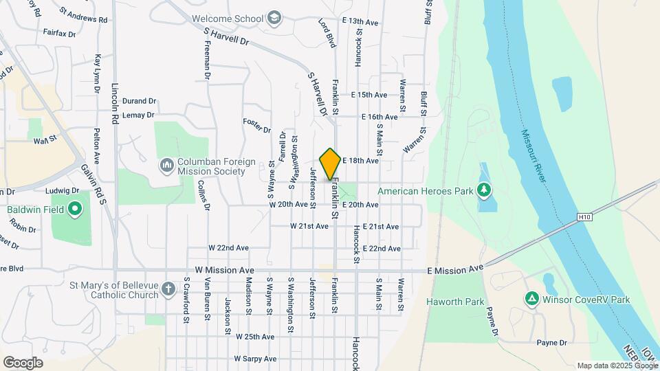 101 W 19th Ave, Unit 103 Map and Location Details