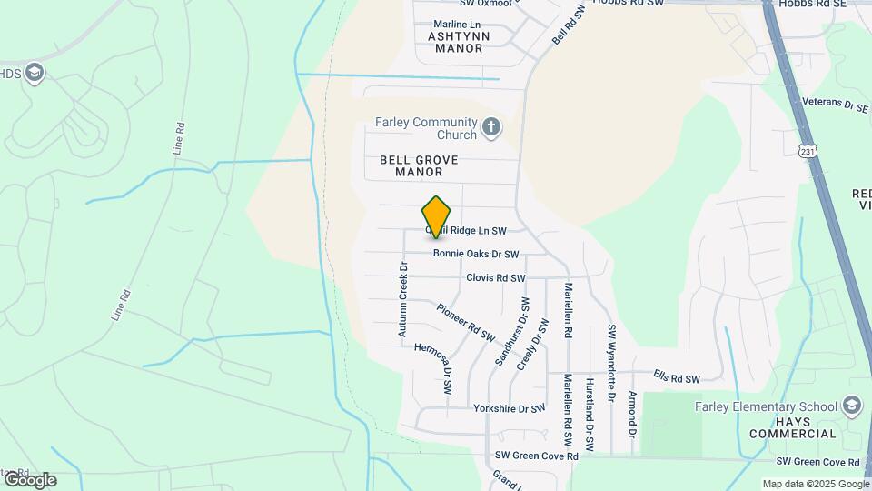 2542 Bonnie Oaks Dr SW Map and Location Details