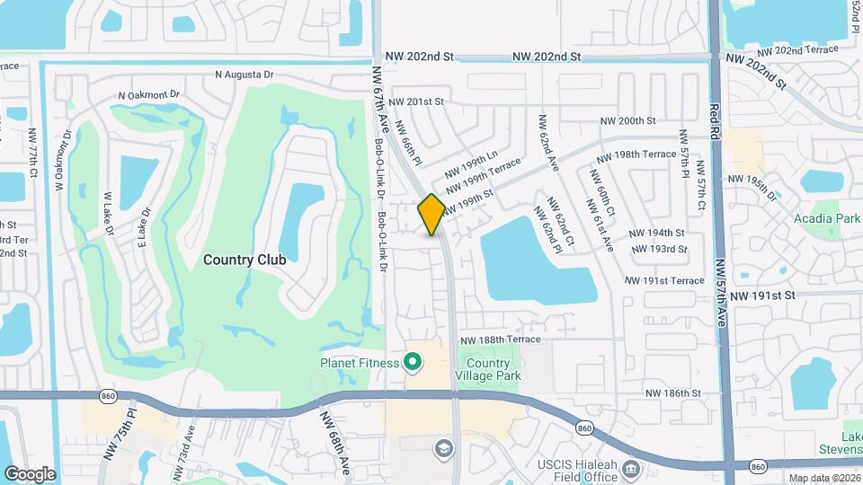 6711 NW 193rd Ln Mapa y Detalles de la Ubicación